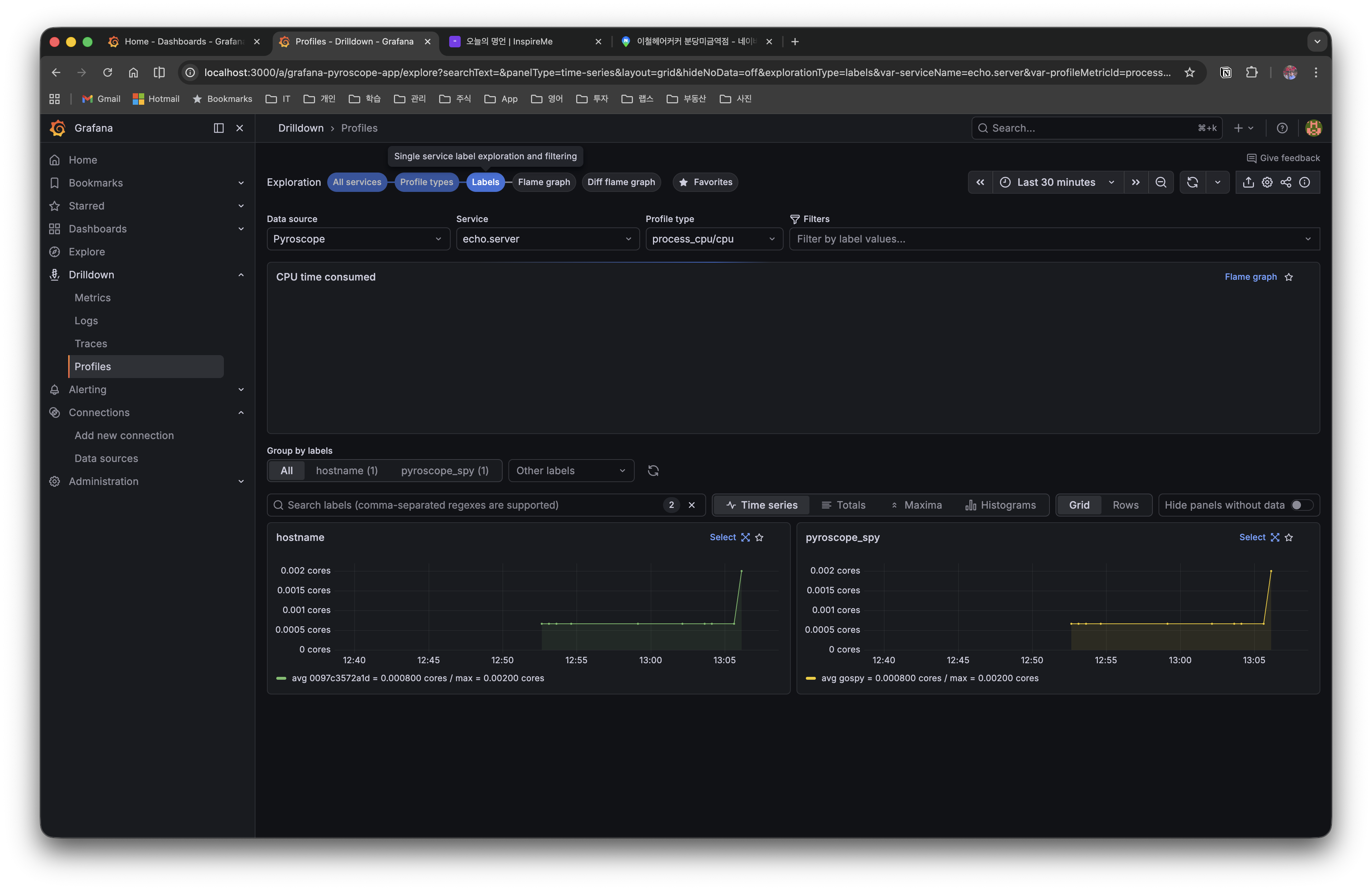 Labels - echo.server