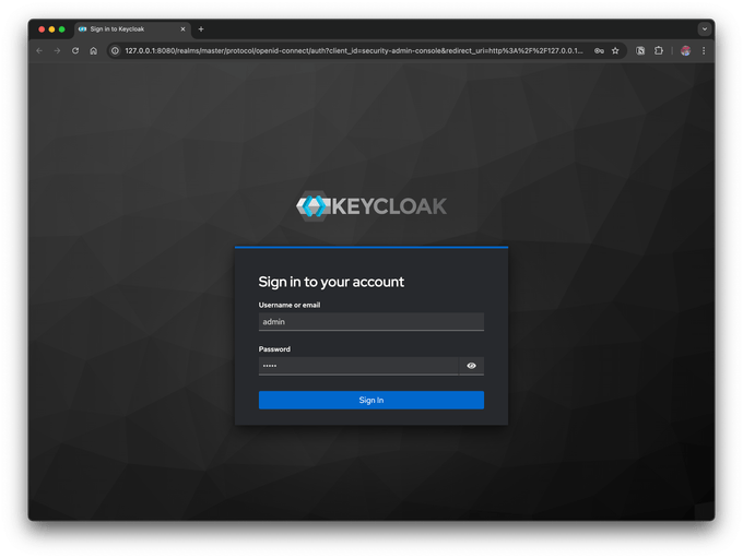 Keycloak 로그인